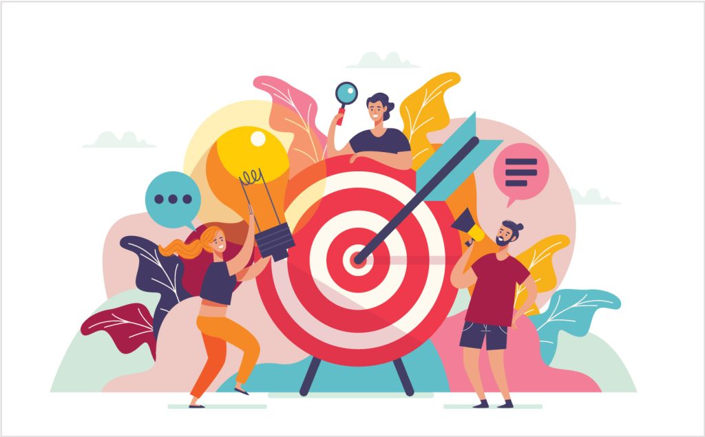 Digital Publishing Target Audience Vector